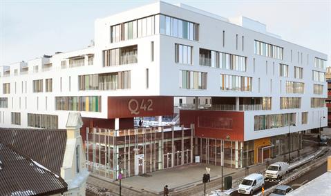 Q42 on tullut Kristiansandin kaupungin itäisen osan maamerkki