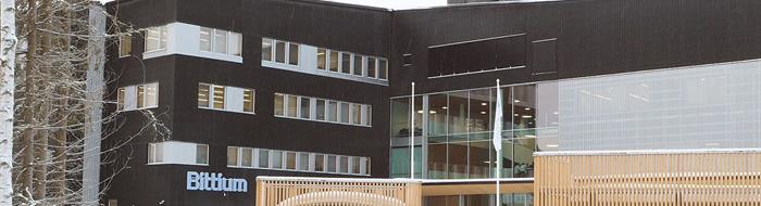 Bittium’s new office building contains more than 8,300 square metres of office space. The building was completed entirely within budget and a month ahead of schedule. 