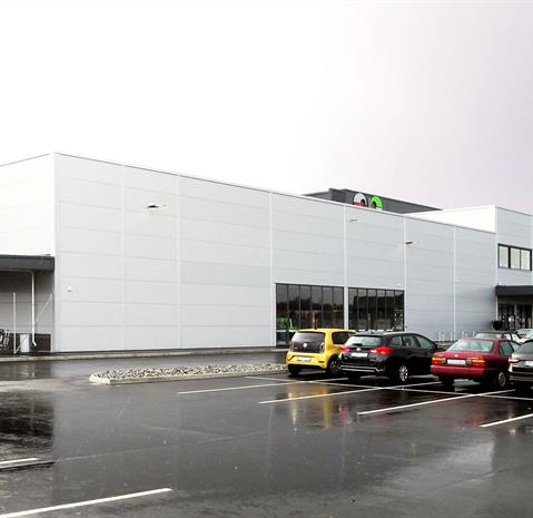 Norvēģijas pasta Posten Norge loģistikas centrs Stavangerā ir uzbūvēts