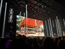 Facade of a café in Brno – COR-TEN® gave the building a strong visual identity.