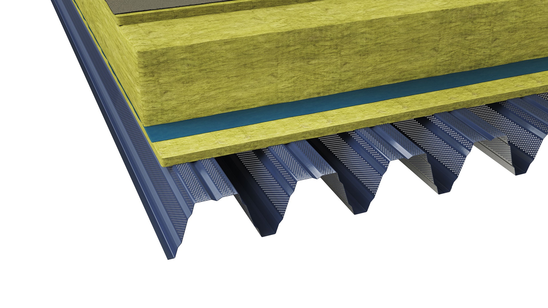 Ruukki T153 4/30 web and flange perforated