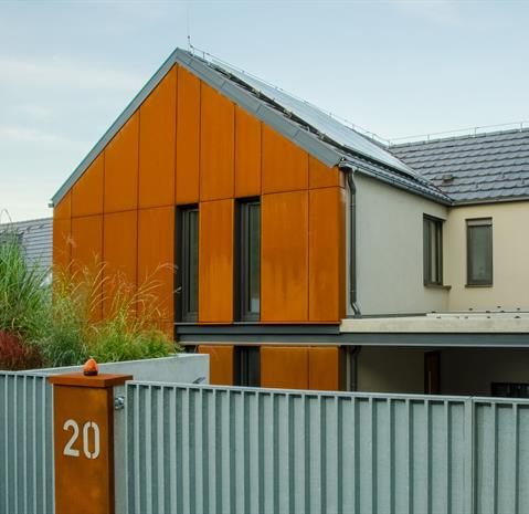 Private House with Ruukki Liberta Cor-Ten claddings