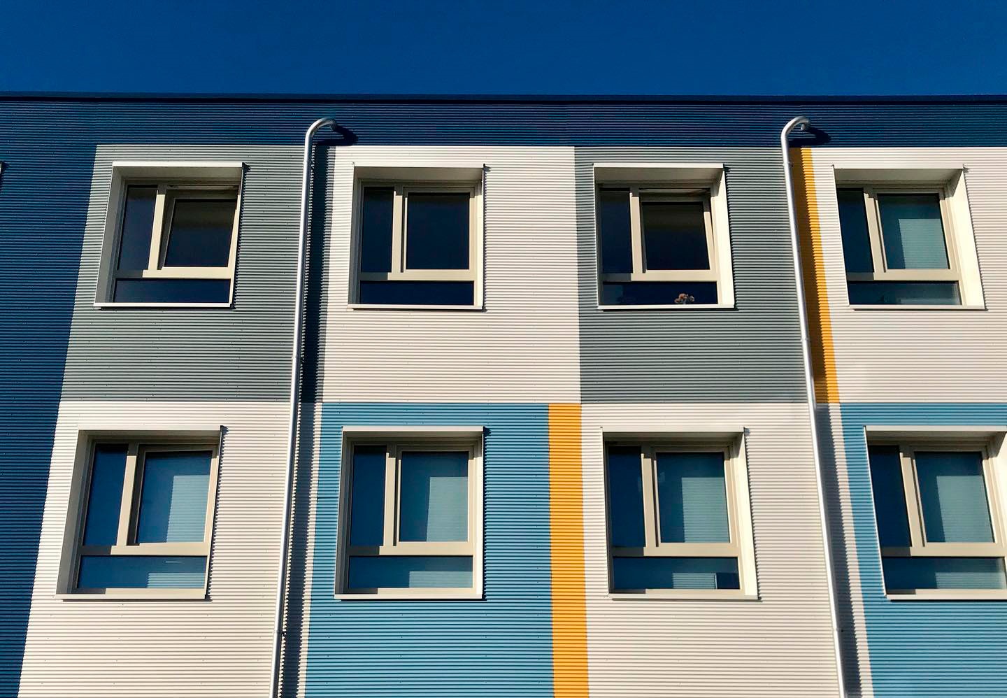 Dormitory Building Cladding Torp Campus – Dormitory building
