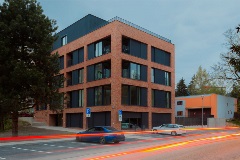 Profile Ruukki Design z powłoką GreenCoat na budynku mieszkalnym