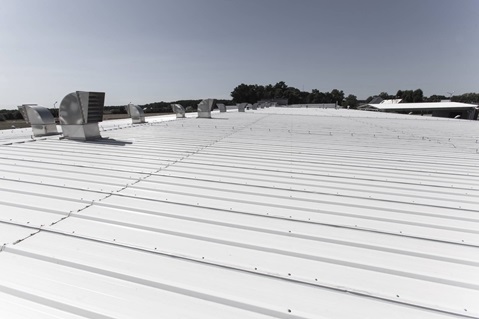 Sandwich panel roofs for cold storage
