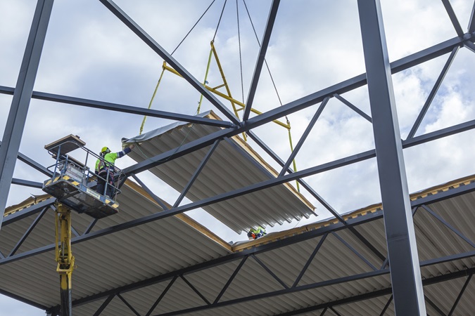 Roof-and-wall-installation