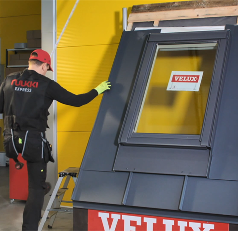 velux edq paigaldus ruukki classic profiilile