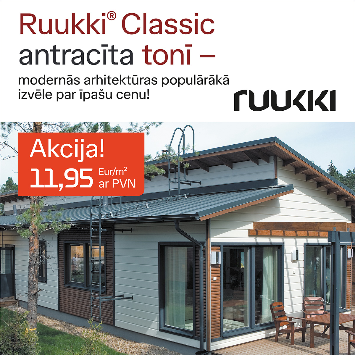 Ruukki akcija Classic jumta segumam