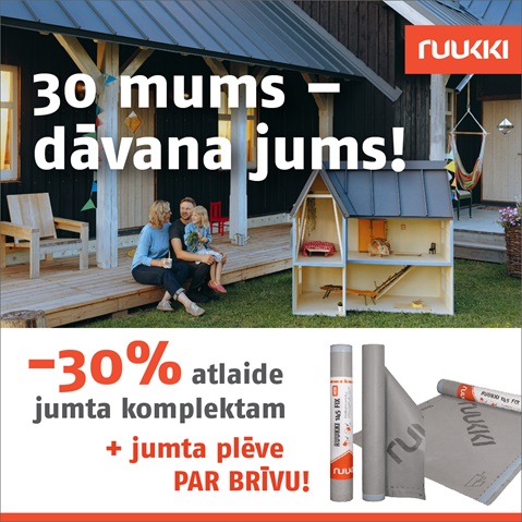 Ruukki jumtu segumi akcija