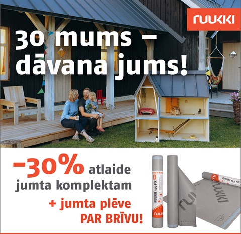 Ruukki jumtu segumi akcija