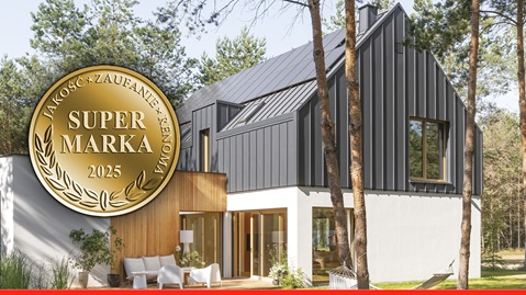 Pokrycia dachowe Ruukki z wyróżnieniem SUPER MARKA 2025