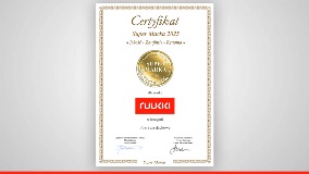 Certyfikat SUPER MARKA 2025 - wyróznienie dla pokryć dachowych Ruukki