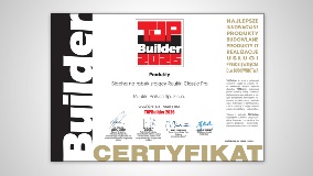 Dyplom TopBuilder 2026 dla Ruukki Classic Pro