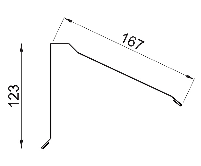 Flashings-CS-13-Ridge-Single-Slope-RA1AEU-model