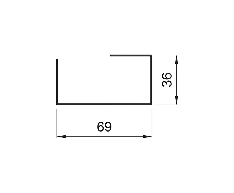 Flashings-CS-14-Classic-Ridge-Ventilation-RA1AS460-RA1AH3000-drawing