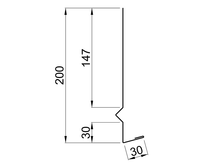 Flashings-TS-05-Verge-Trim-Side-Small-195RA1BBC-drawing