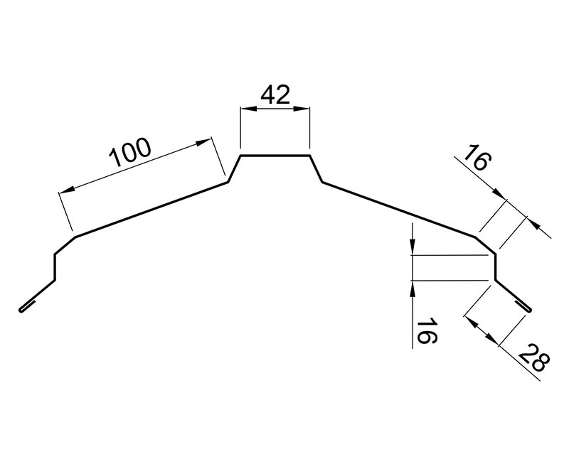 Flashings-TS-24-Frigge-Ridge-30500FR010-drawing