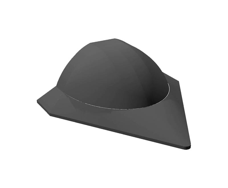 Flashings-TS-27-Ridge-End-Cap-Sharp-RA12HO-model