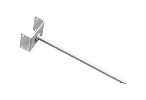 Wspornik łaty kalenicowej z gwoździem