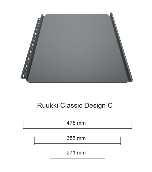 Ruukki Classic Design_Panel z wymiarami_640x725_v1 Ruukki Classic Design_Panel z wymiarami_640x725_v1