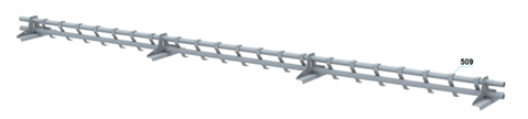 extra bracket for profilew snow barrier bottom