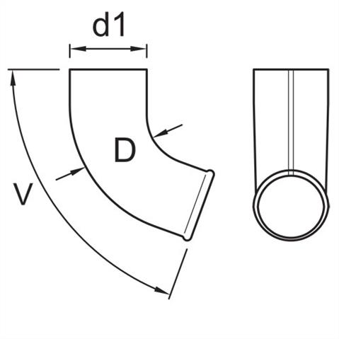 Downpipe-outlet