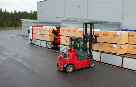 Ruukki sandwich panels at Alajärvi plant