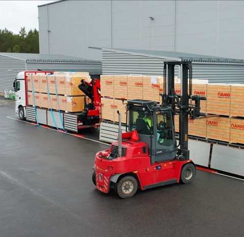 Ruukki sandwich panels at Alajärvi plant