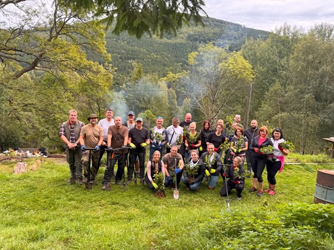 Sadenie stromov Morávka